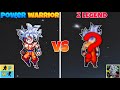 Power warrior mui goku vs z legend mui goku  who is batter  trending powerwarriors dragonball