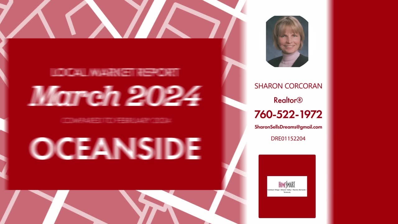Check out this local market update for Oceanside 92054! - YouTube