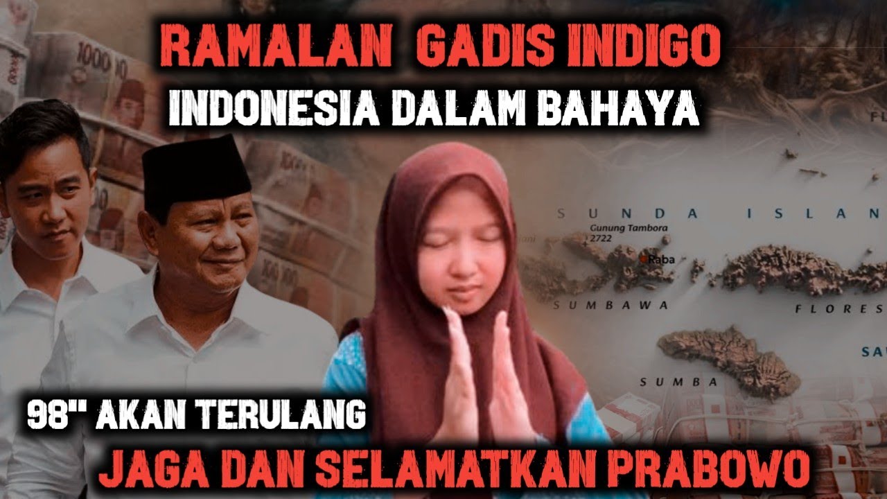 SELAMATKAN PRABOWO INDONESIA DALAM BAHAYA BESAR‼️INILAH PENERAWANGAN MENGERIKAN GADIS INDIGO CANTIK