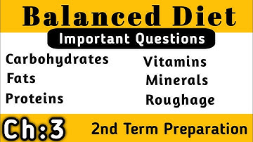 Balanced Diet || Components of Food || Class 6 Science Chapter 3 @garrisonwithHaiqa