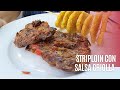 Esta receta sera tu Favorita Striploin con salsa deliciosa.