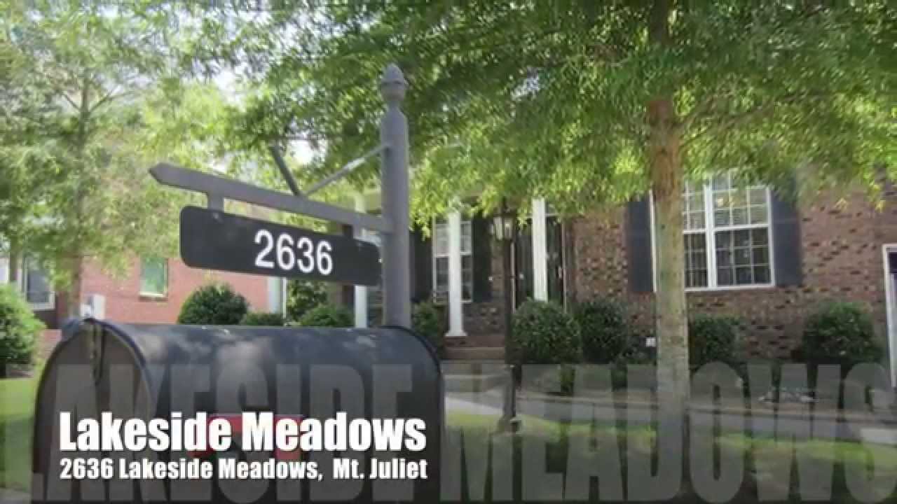 2636 Lakeside Meadows, Mt Juliet, TN For Sale YouTube