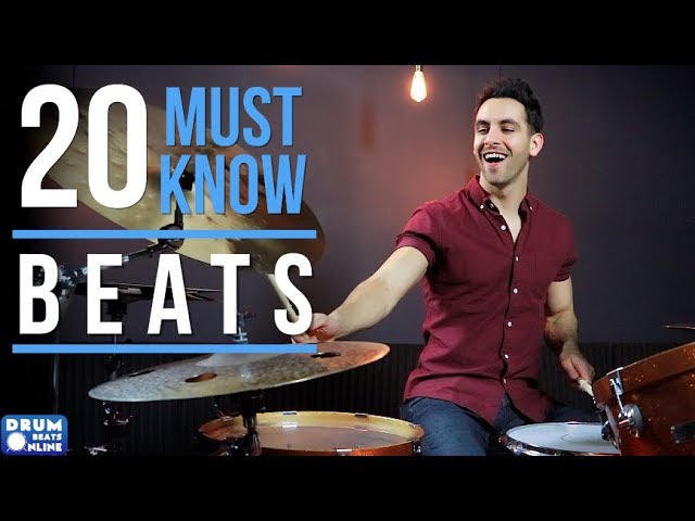 20 MUST KNOW Drum Beats For Beginner Drummers | Drum Beats Online class=