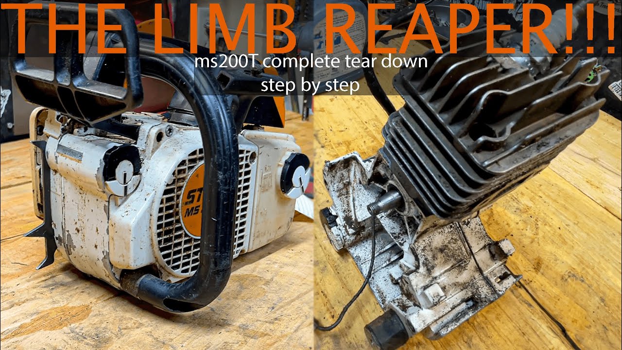 LIMB REAPER My old Stihl MS200t disassembled by Johns Custom Saws for an awesome restoration