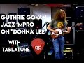 Guthrie Govan - Donna Lee v2 (Charlie Parker Bebop) w/ tab