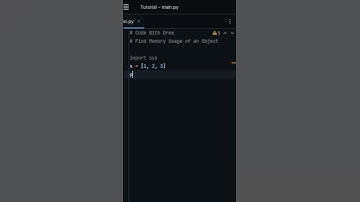 Getting Memory Usage in Python #python #tricks #learnpython