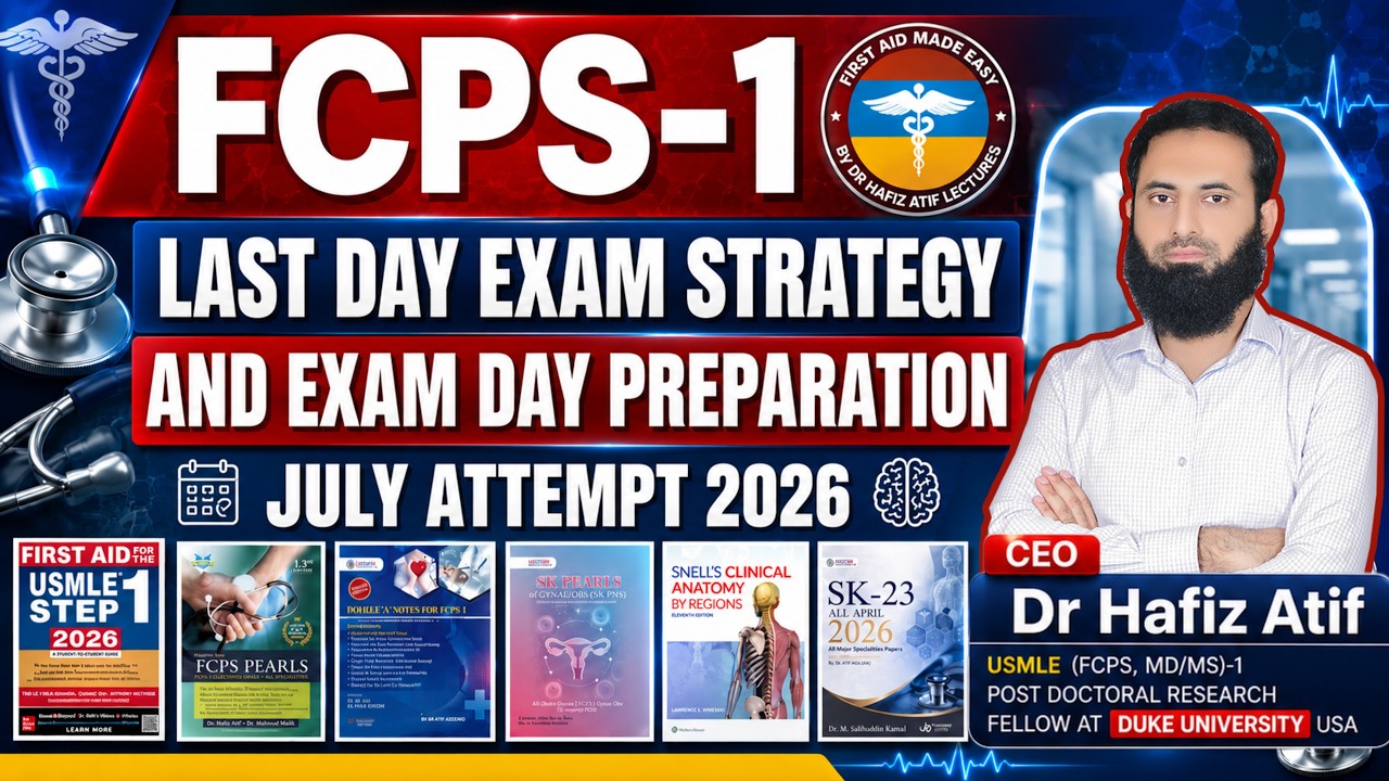 FCPS Part 1 Last Day Exam Strategy | July 2026 Attempt | Exam Day Tips & High-Yield