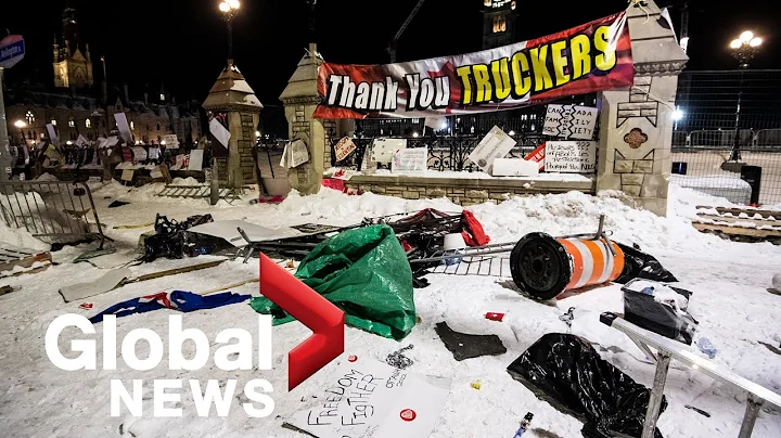 Trucker protests: Crowds thin as police clear downtown Ottawa