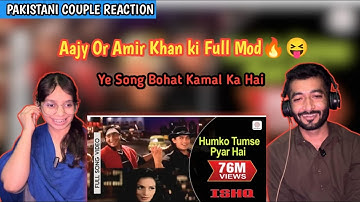 Couple Reaction, Humko Tumse Pyar Hai | Aamir Khan | Ajay Devgn | Ishq | Anu Malik |