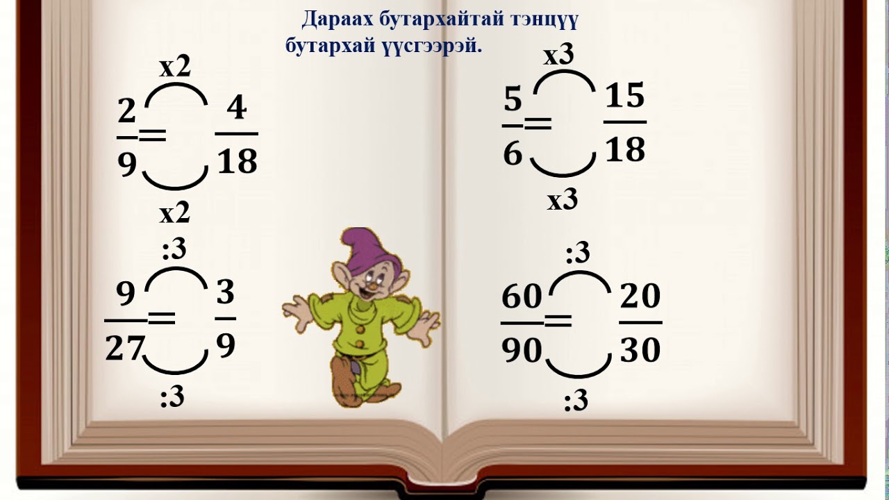 Тэнцүү бутархай