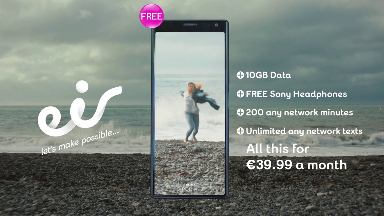 eir Sony Xperia Free with eir Mobile Multi Dancers YouTube