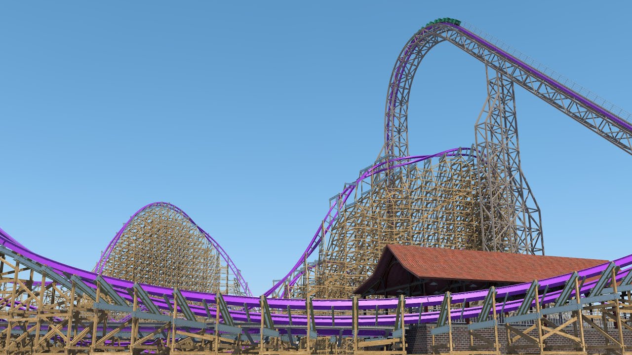 Iron Gwazi | Busch Gardens Tampa RMC Hyper Hybrid | Complete Layout