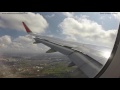 Aterrizando en vuelo comercial como pasajero