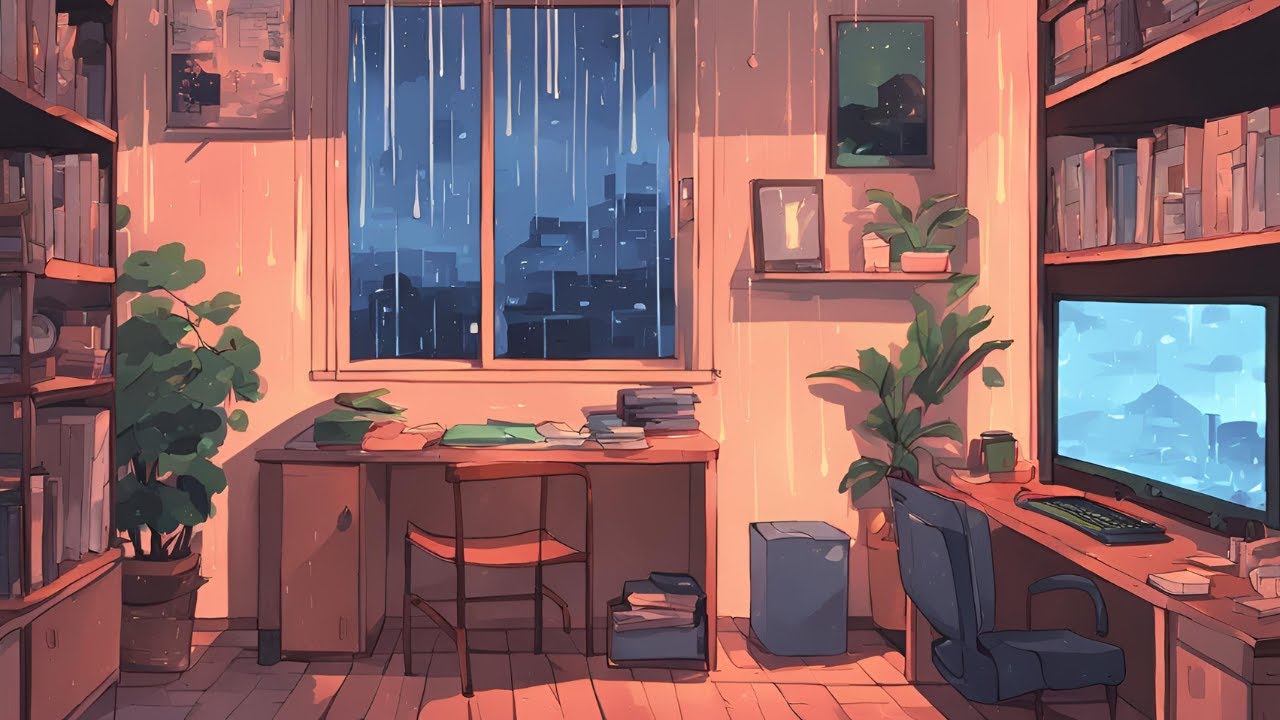 2 Hours of Chill Lo-Fi Hip Hop Beats with Gentle Rain – Relaxing Study ...