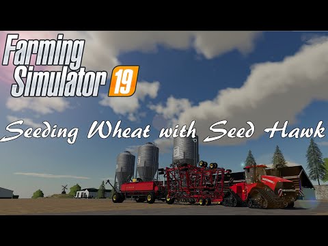 Farming Simulator19 Seeding with Case Steiger･VAderstad Seed Hawk