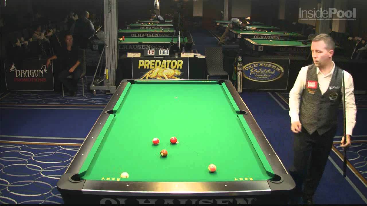 John Schmidt vs Mika Immonen at the World 14.1 Tournament