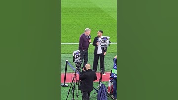 GLENN HODDLE: The Spurs Legend on Media Duties: Monaco v Tottenham: Champions League