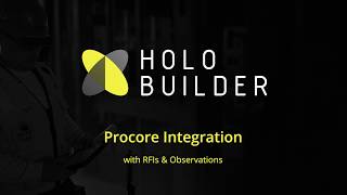 HoloBuilder Procore Integration: Feature Overview
