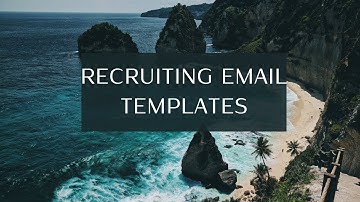 SAP SuccessFactors RCM Recruiting Email Templates.