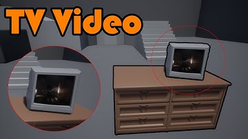 How To Play A Video On A TV With Sound - Unreal Engine 4 Tutorial