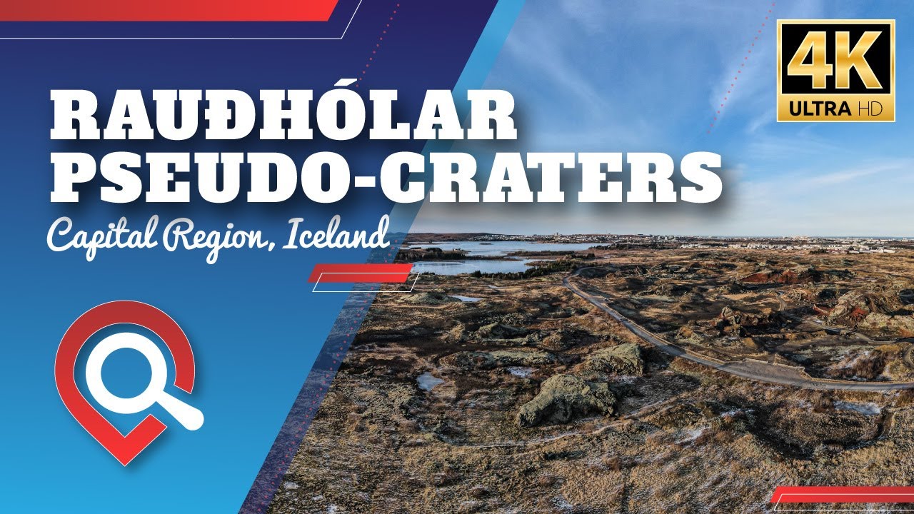🆕Pseudo Craters Near Reykjavik Iceland - Rauðhólar Must see! — Raudholar — video poster