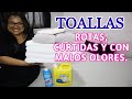 ✅  RECUPERA TUS TOALLAS DE MANOS Y DE CUERPO CON ÉSTOS TIPS!