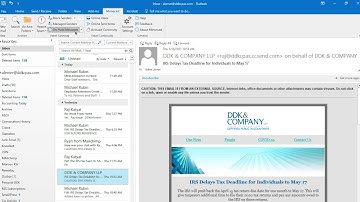 Mimecast in Outlook