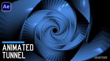Animated Tunnel Background After Effects Tutorial - Free Download