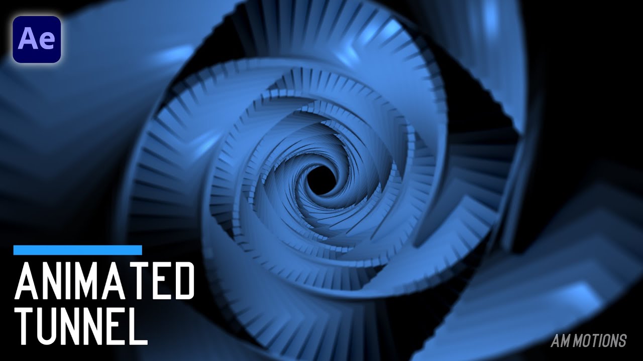 Animated Tunnel Background After Effects Tutorial - Free Download - YouTube