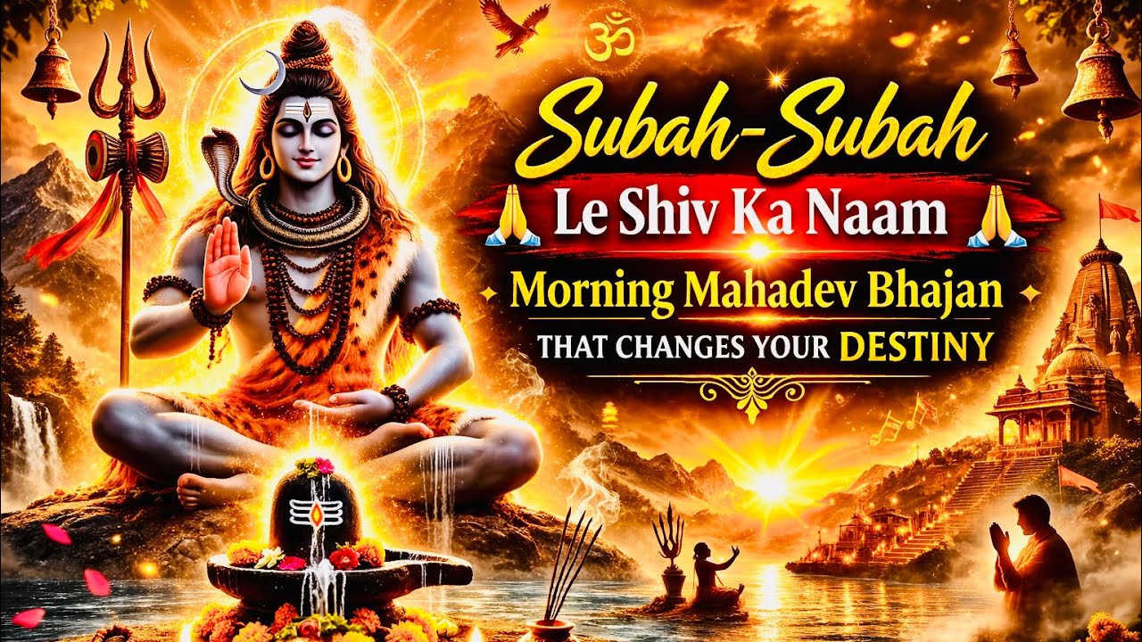 Subah-Subah Le Shiv Ka Naam 🙏 Morning Mahadev Bhajan That Changes Your Destiny | Feel Divine Energy 