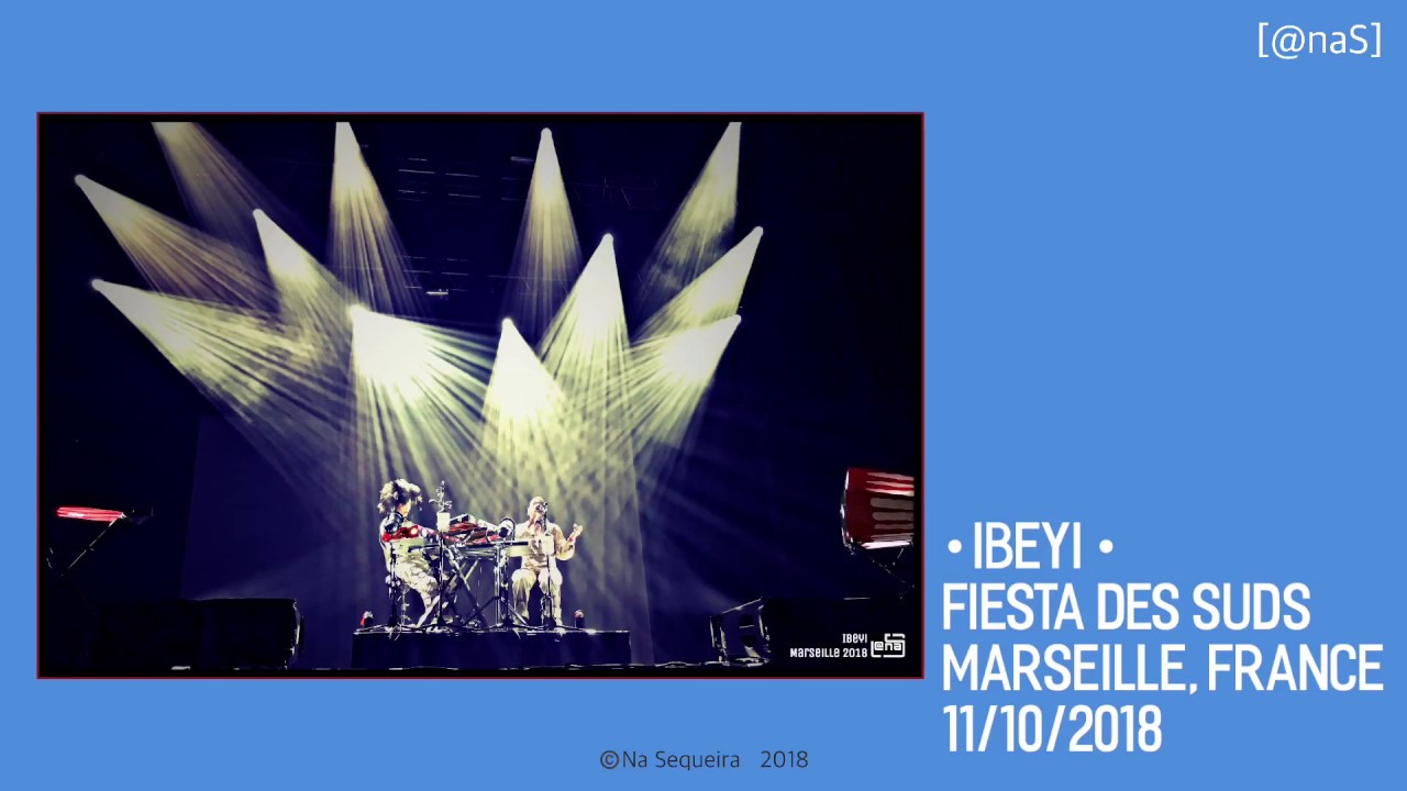 Ibeyi • Festival Fiesta DES SUDS 2018 Esplanade J4, Marseille, France ...