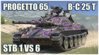 : STB-1, Progetto 65 & B-C 25 t  WoT Blitz Gameplay
