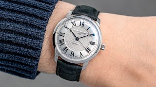 A Stylish Watch With An Impressive Movement For The Price - Frederique Constant Classics Premiere by Teddy Baldassarre Reviews 46,187 views 2 months ago 7 minutes, 38 seconds