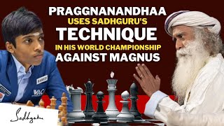 SHOCKING!! | Praggnanadhaa Uses Sadhguru's Superb Technique In His Match Against Magnus Carlsen 2023