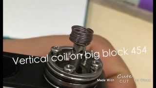 Vertical coil on RDA big block 454