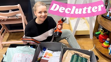 30 Day Speed Declutter - Day 14 - DIY supplies #chaostocalm