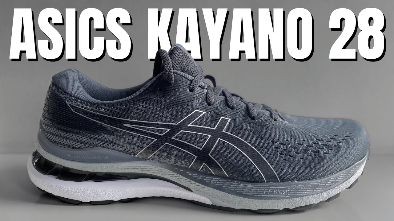 GEL KAYANO 28  Black /White 25.0cm