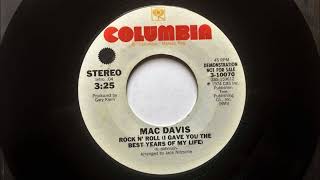 Miniatura del video "Rock N' Roll (I Gave You The Best Years Of My Life) , Mac Davis , 1974"
