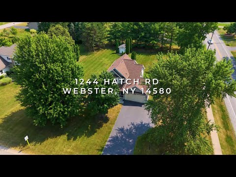 1244 Hatch Rd, Webster, NY home video tour