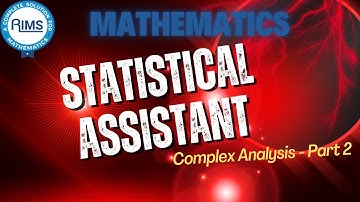 Statistical Assistant | Mathematics | Complex Analysis | Part 2 | Kerala PSC | Economics |
