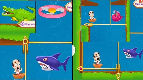 Save Daddy – Pull Him Out  Ios Android Gameplay Walkthrough #5 || Fishdom Pull The Pin Puzzle Spy