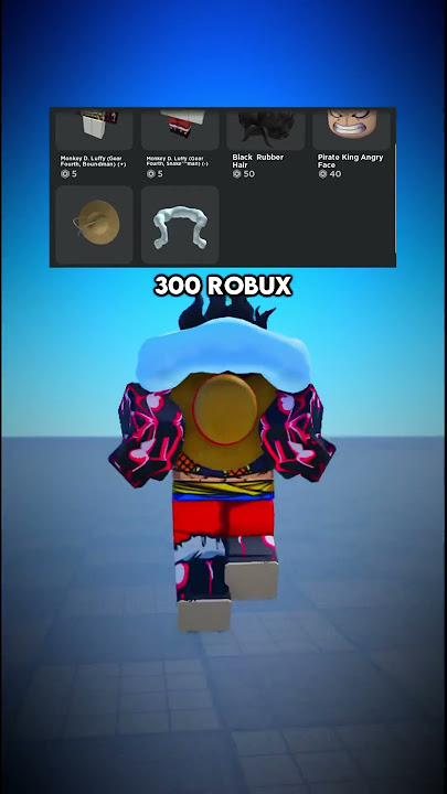 Luffy Gear 2, 4, 5 Outfits! #bloxfruits #robloxavatar #roblox #tbrs #r