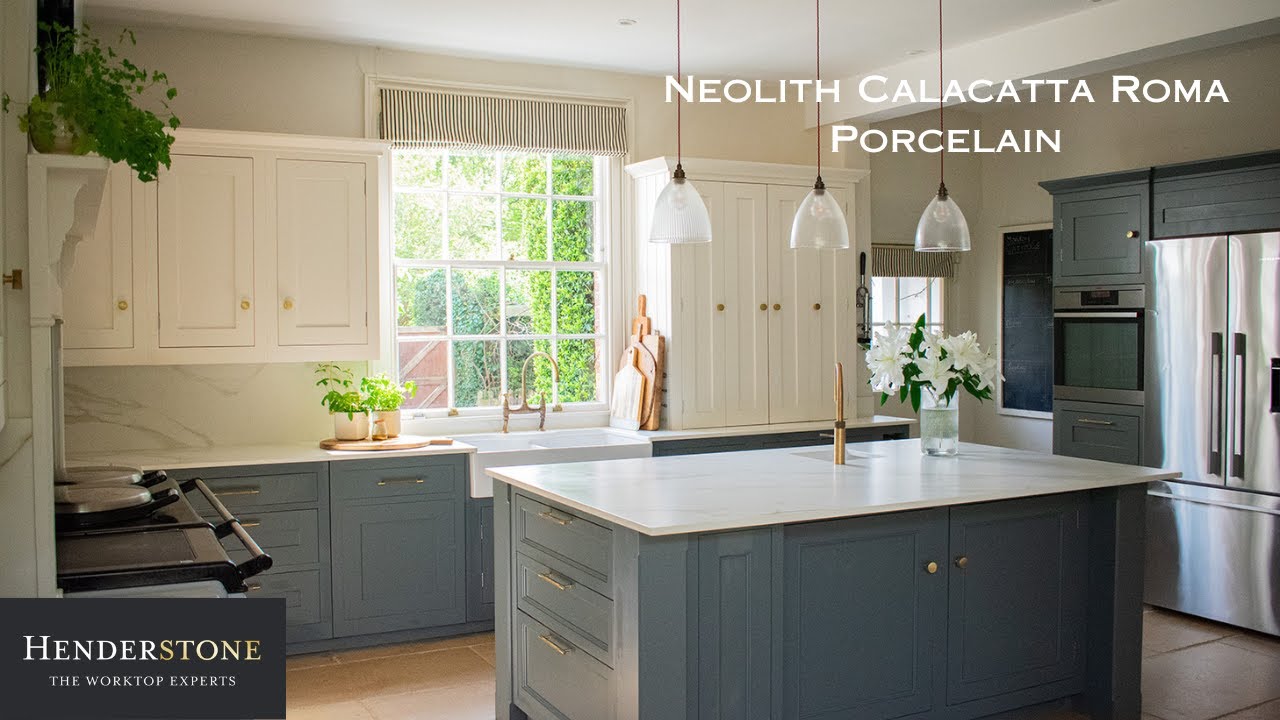 Neolith Roma Neolith Calacatta Roma Sintered Stone Worktops | Henderstone - YouTube
