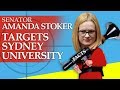 Senator Stoker targets Sydney Uni's handling of the demo against Bettina Arndt