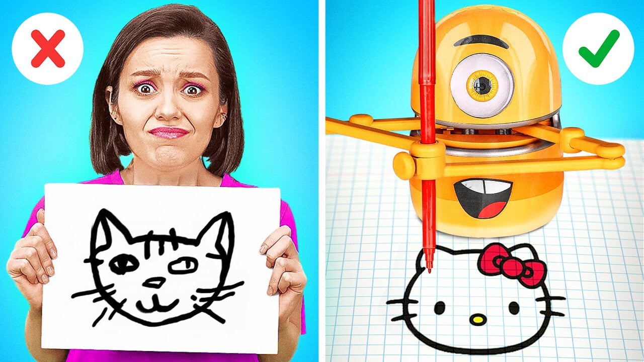 小工具VS小技巧⚡️富有對窮困的繪畫戰鬥🎨123 GO! 提供的酷炫藝術技巧和創新貼士！