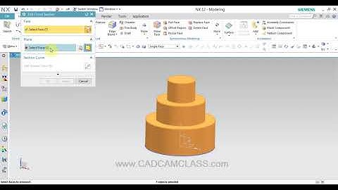 NX   EDIT CROSS SECTION COMMAND IN NX