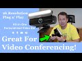 ✅ HD Webcam - All In One - Mic, Speaker, Light Bar &amp; 2K Camera - Ankerwork B600