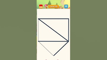 One Line - Drawing Puzzle Game Level 10 #games #line #gameplay