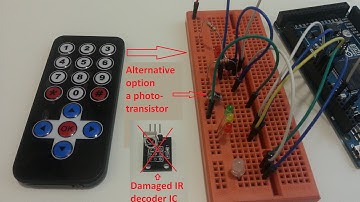 IR Remote receiver using arduino and phototransistor: No IR decoder IC