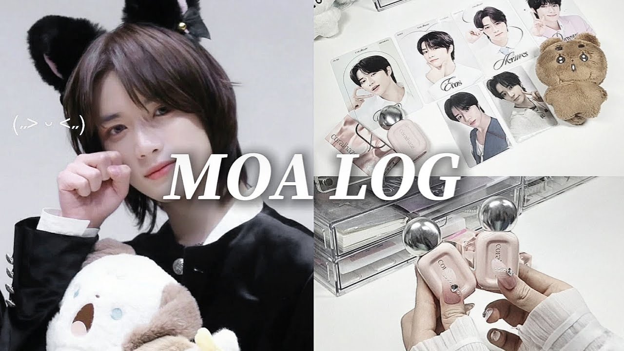 【yan&xin】開箱杋圭代言的coralhaze唇釉🩷+和朋友一起併的特典卡！（抱歉太久沒上影片了T^T)